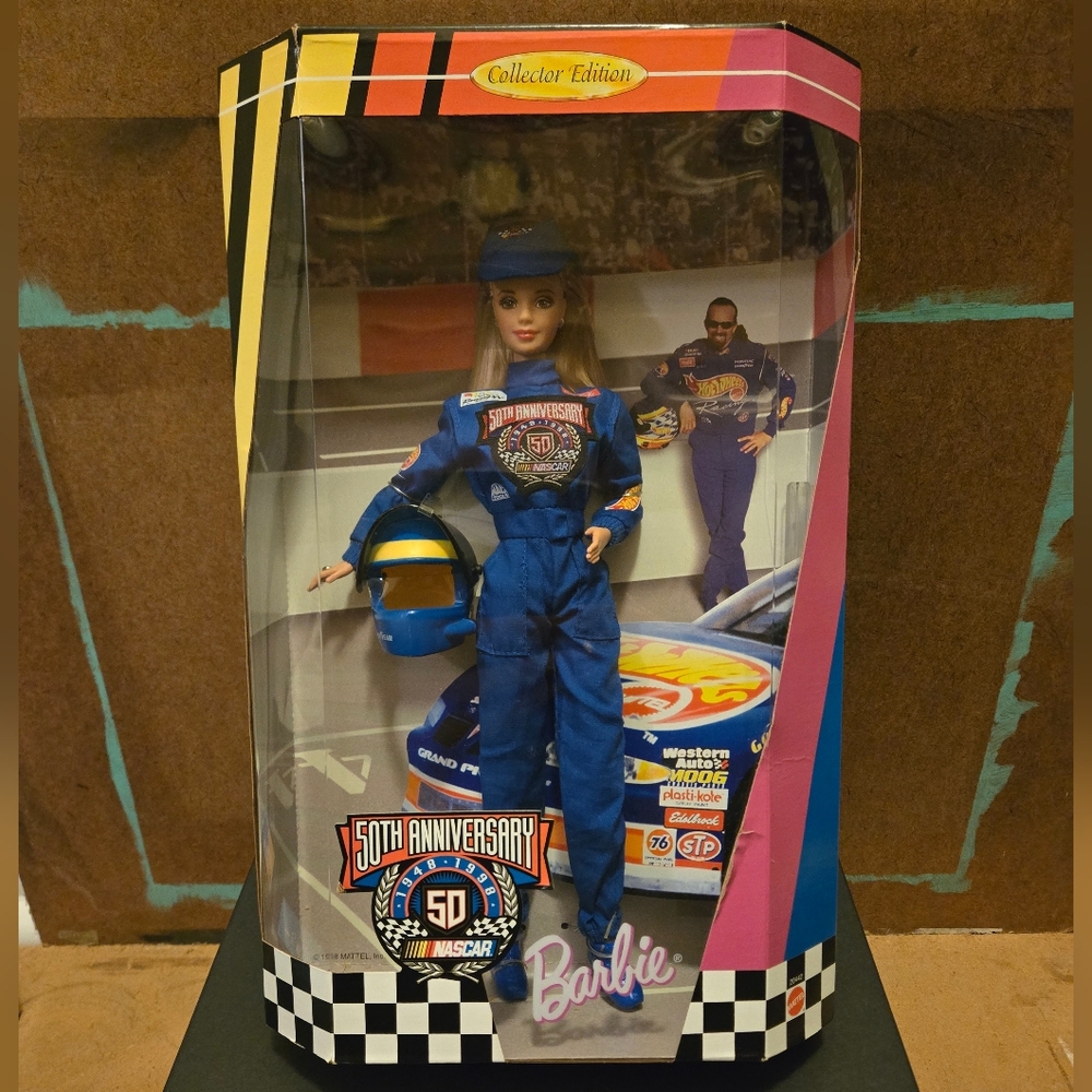 NIB NASCAR 50th Anniversary Barbie Collector Edition (1998)